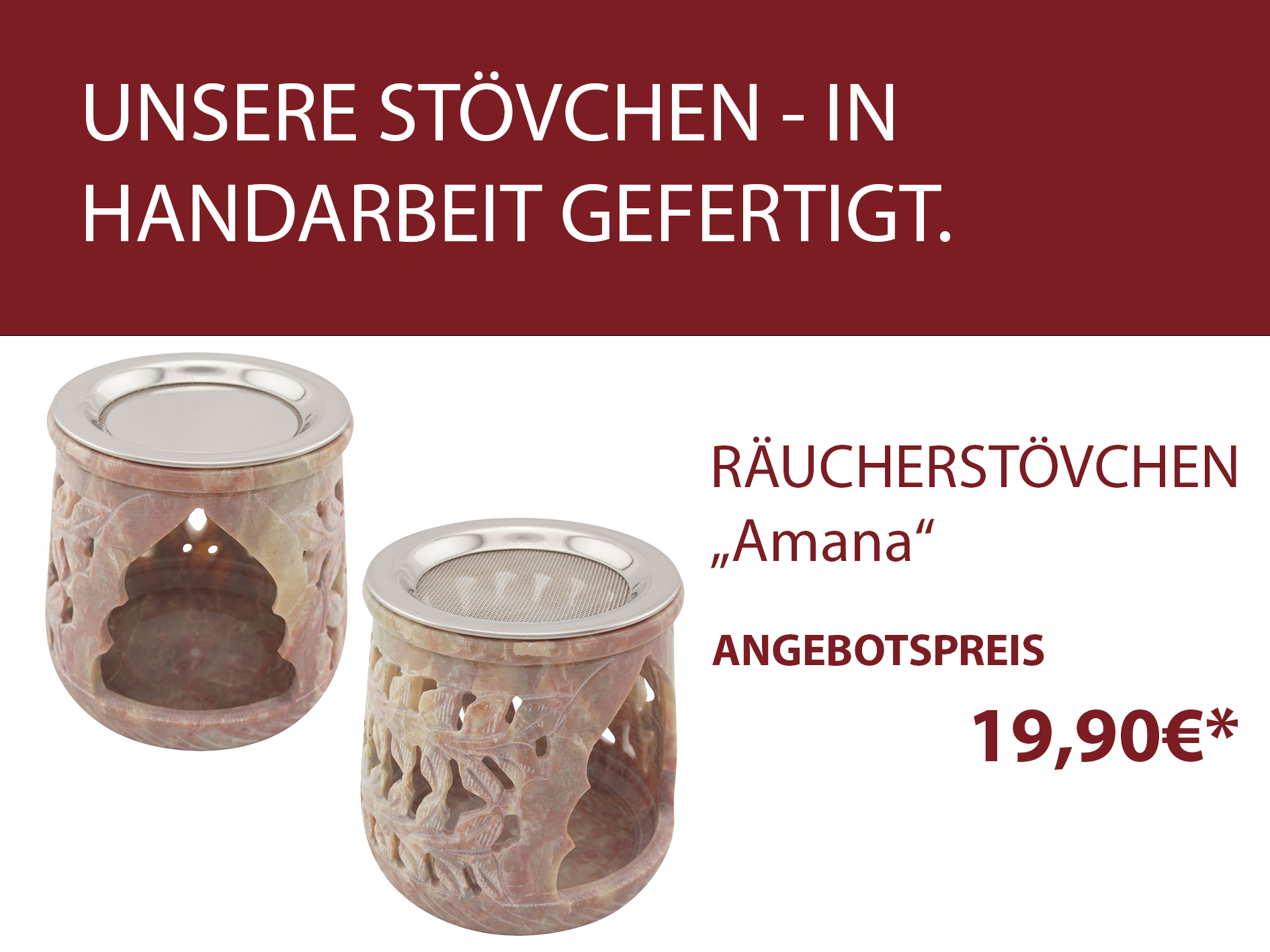 Amana Angebot Website